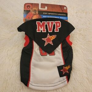 Nwt DOG XS Basketball MVP Jersey + Bandana #1 Fan Costume